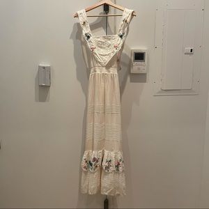 LOVESHACKFANCY floral midi dress